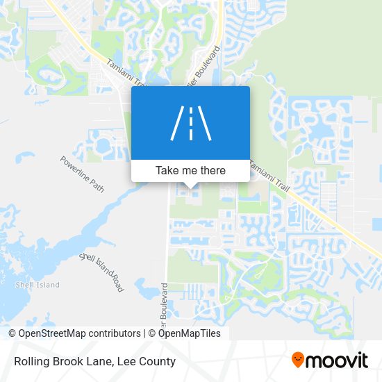 Mapa de Rolling Brook Lane