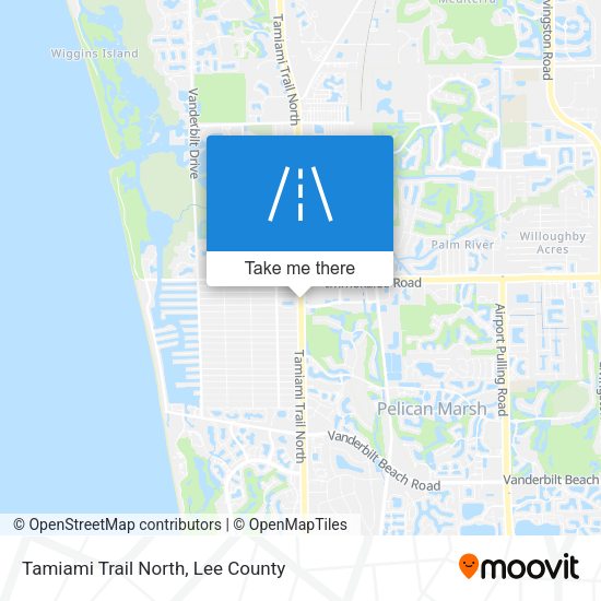 Mapa de Tamiami Trail North