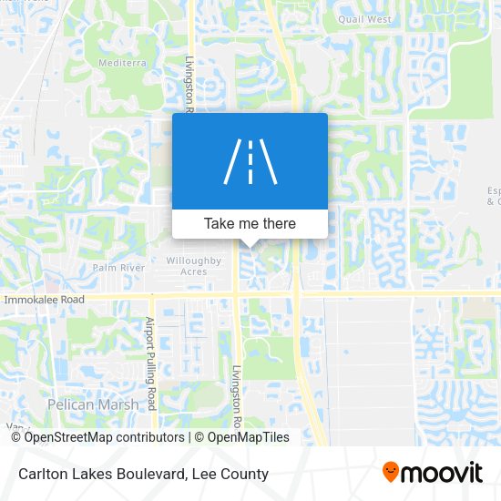Mapa de Carlton Lakes Boulevard