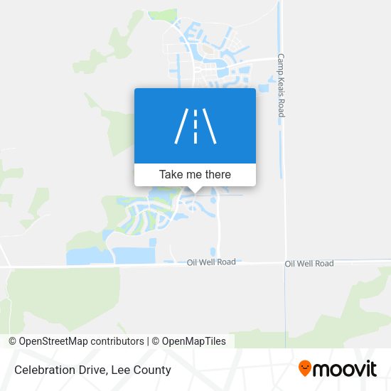 Mapa de Celebration Drive