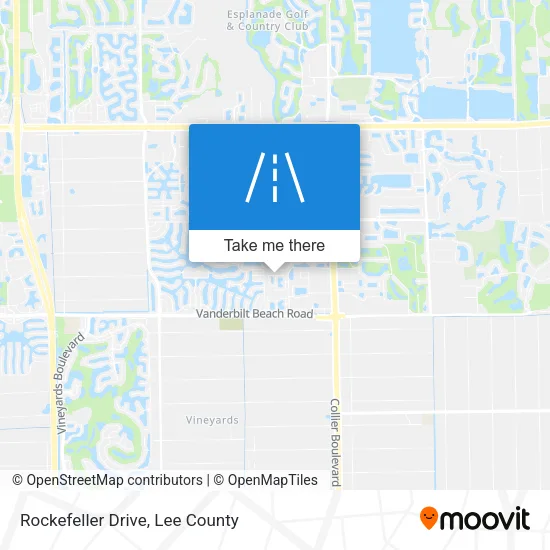 Rockefeller Drive map