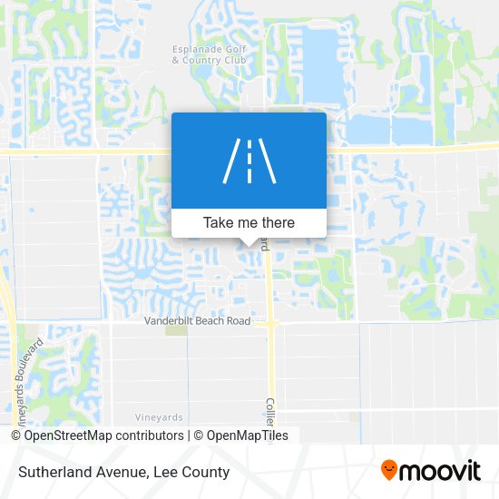 Sutherland Avenue map