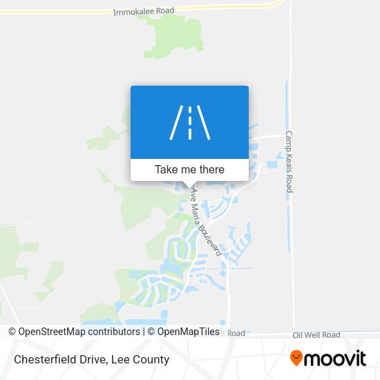 Chesterfield Drive map