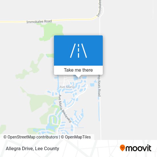 Mapa de Allegra Drive