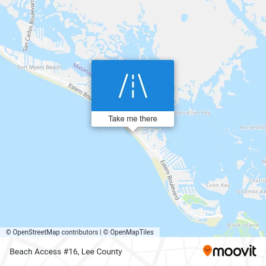 Beach Access #16 map