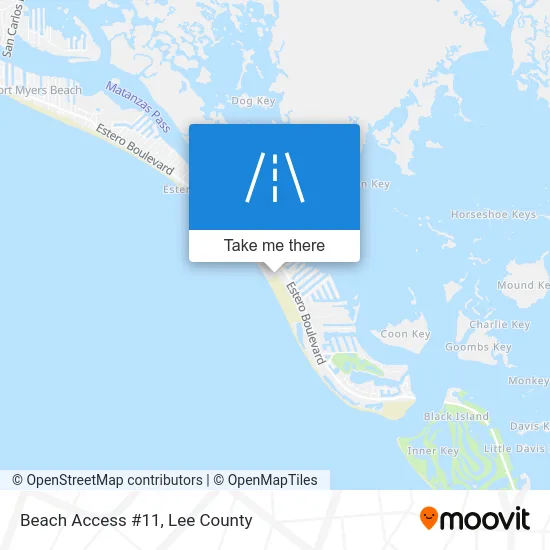 Beach Access #11 map