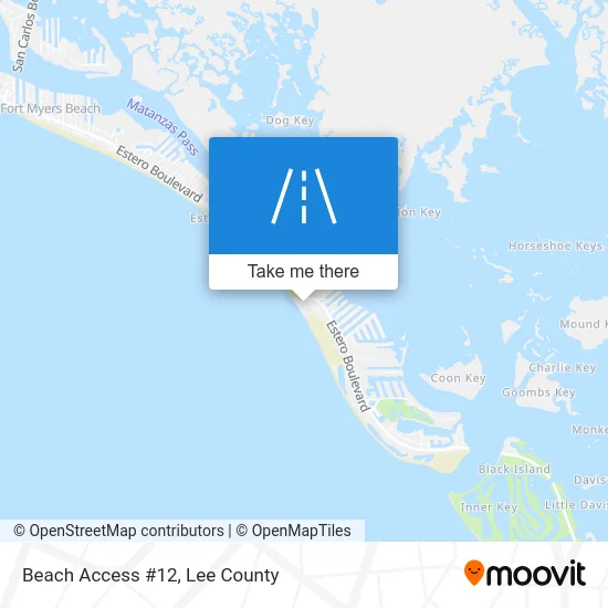 Beach Access #12 map