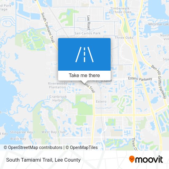 South Tamiami Trail map