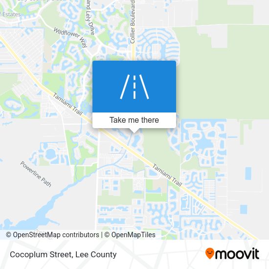 Cocoplum Street map