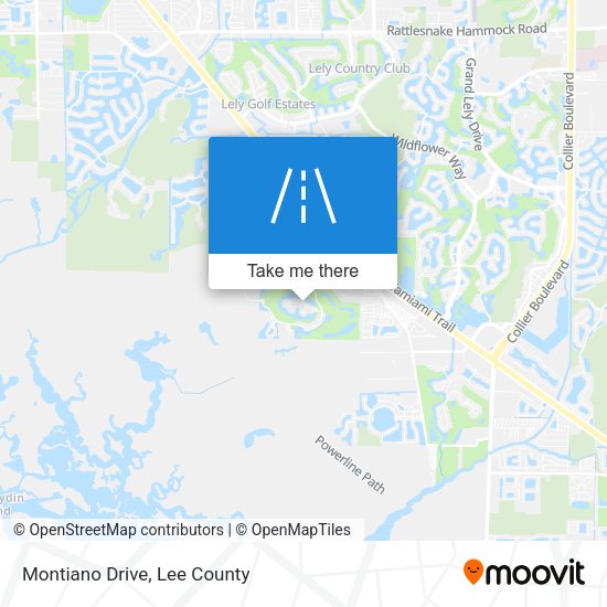 Mapa de Montiano Drive