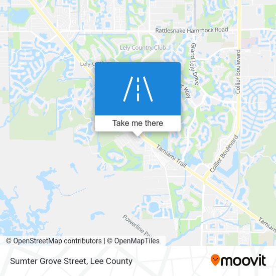 Sumter Grove Street map