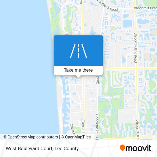 Mapa de West Boulevard Court