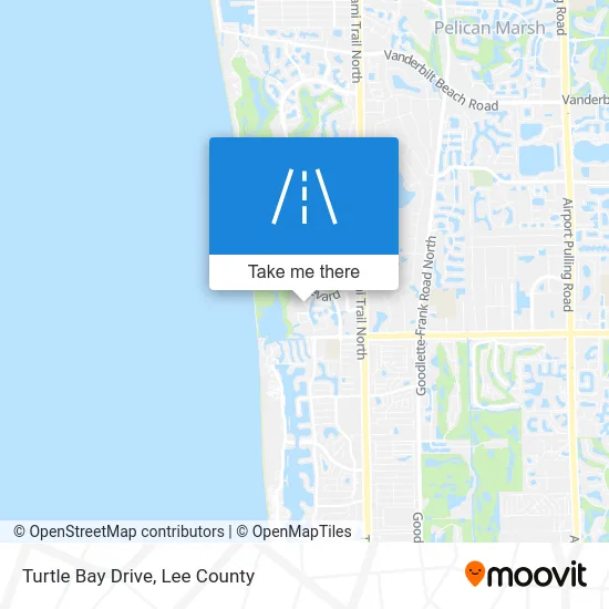 Turtle Bay Drive map
