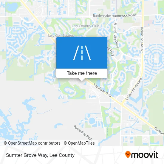 Sumter Grove Way map