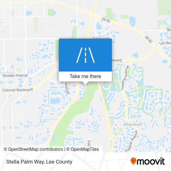 Stella Palm Way map