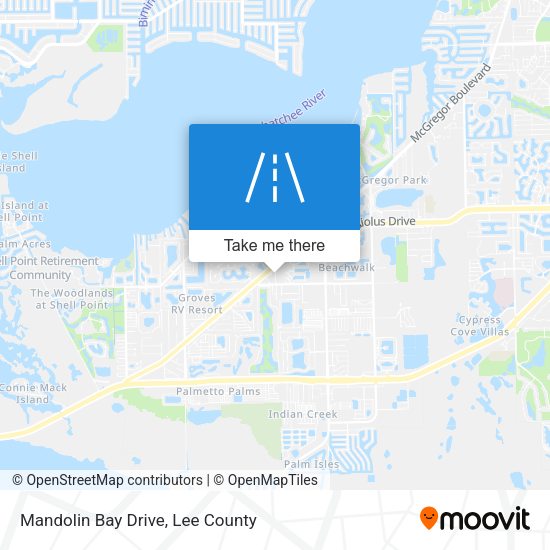 Mandolin Bay Drive map