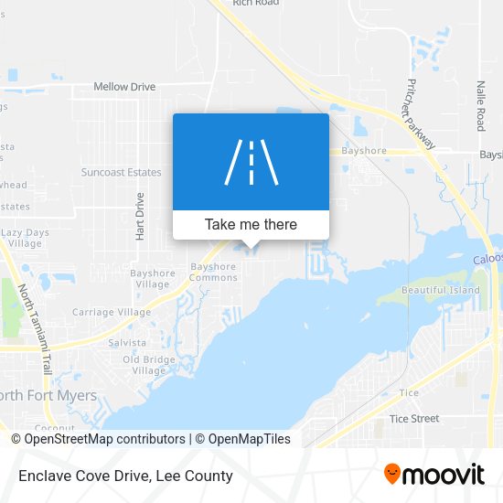 Enclave Cove Drive map