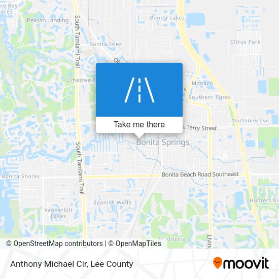 Anthony Michael Cir map
