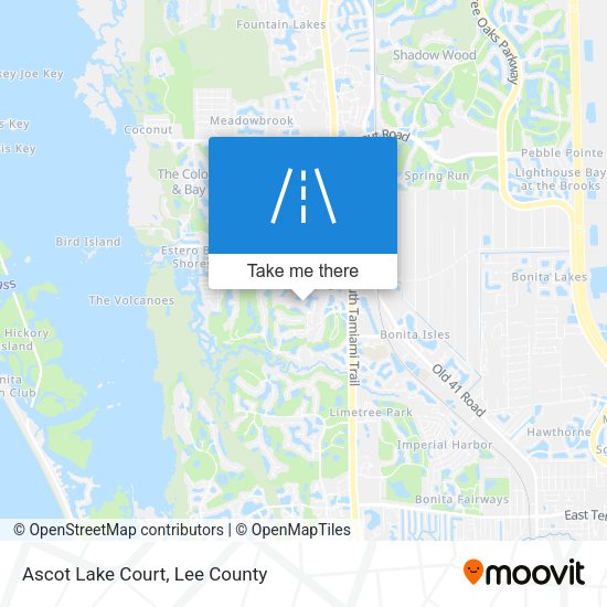 Ascot Lake Court map