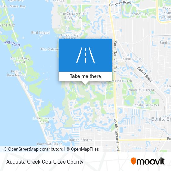 Augusta Creek Court map