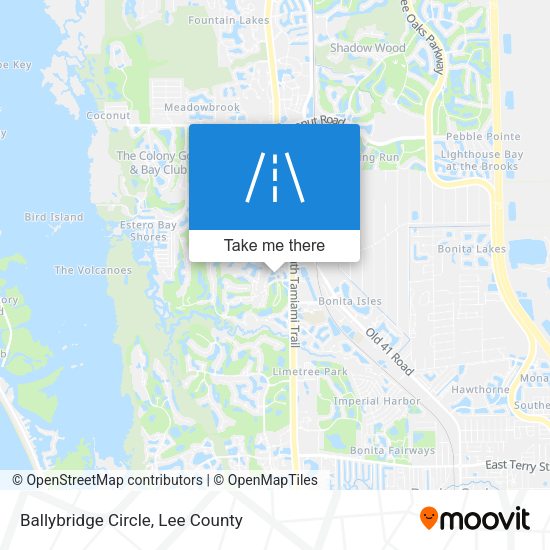 Ballybridge Circle map