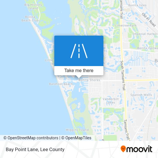 Mapa de Bay Point Lane