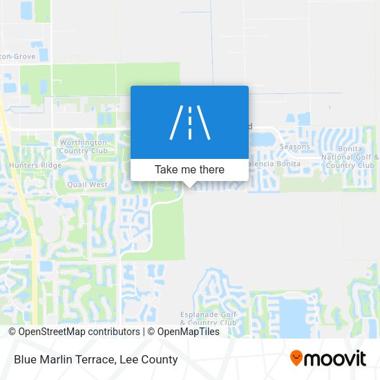 Blue Marlin Terrace map