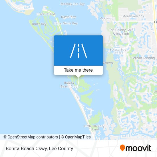 Mapa de Bonita Beach Cswy
