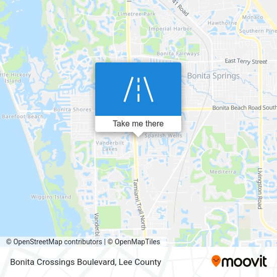 Bonita Crossings Boulevard map