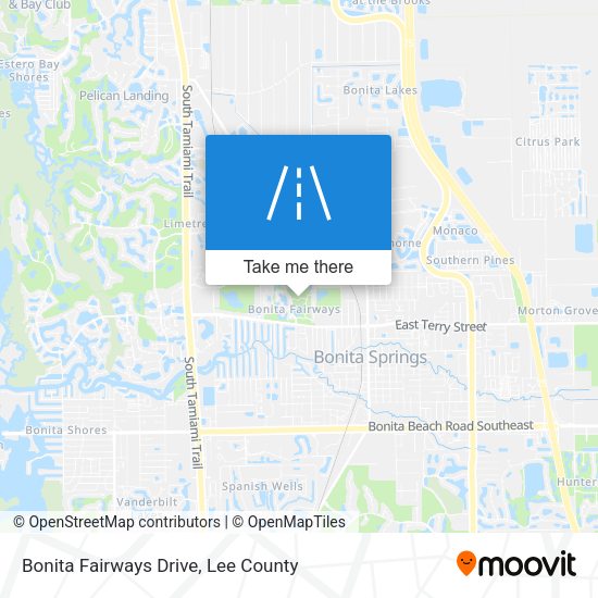 Mapa de Bonita Fairways Drive