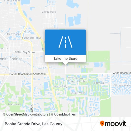Bonita Grande Drive map