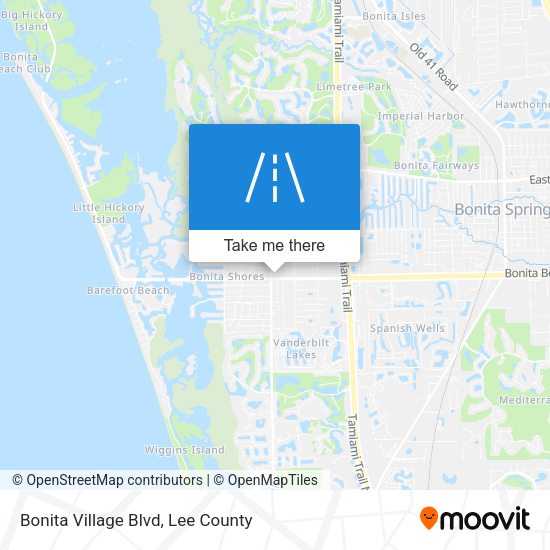 Bonita Village Blvd map