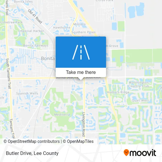 Butler Drive map