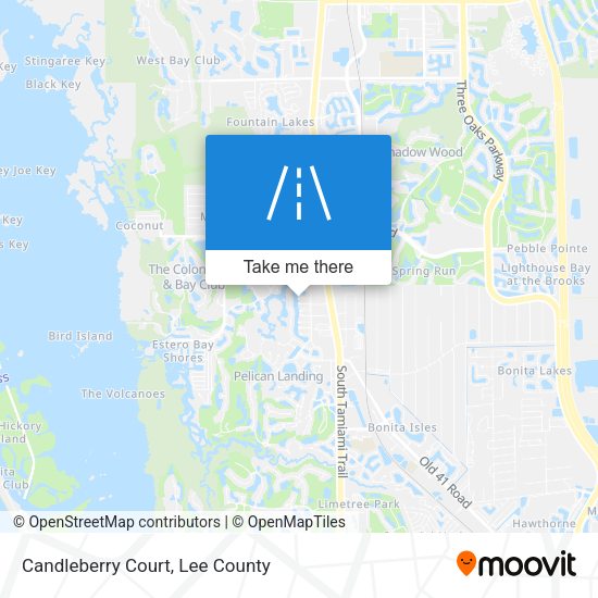 Candleberry Court map