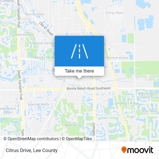 Citrus Drive map