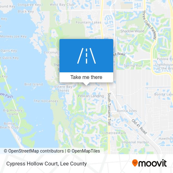 Cypress Hollow Court map