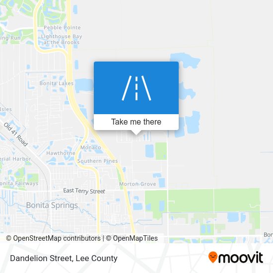 Dandelion Street map