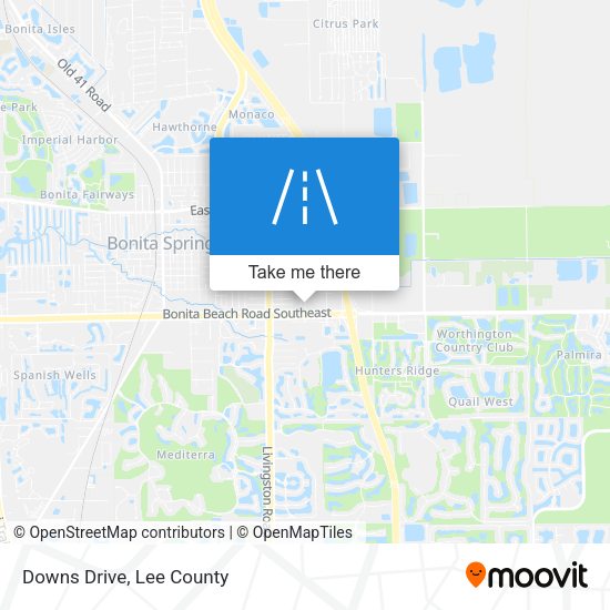 Mapa de Downs Drive