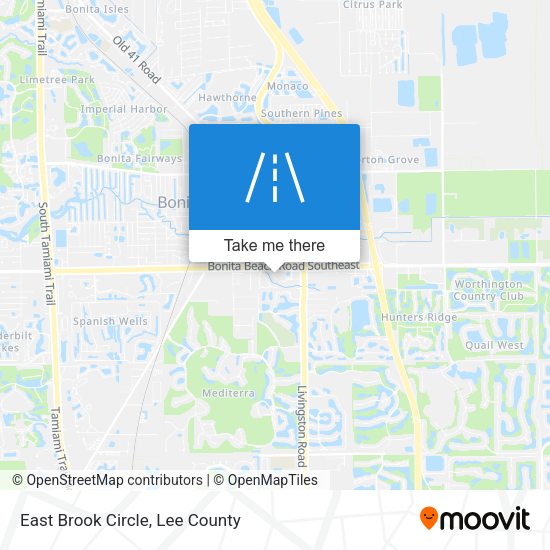 East Brook Circle map