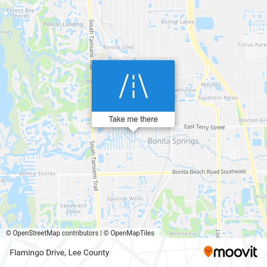 Mapa de Flamingo Drive