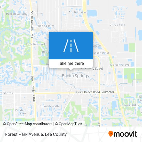 Forest Park Avenue map