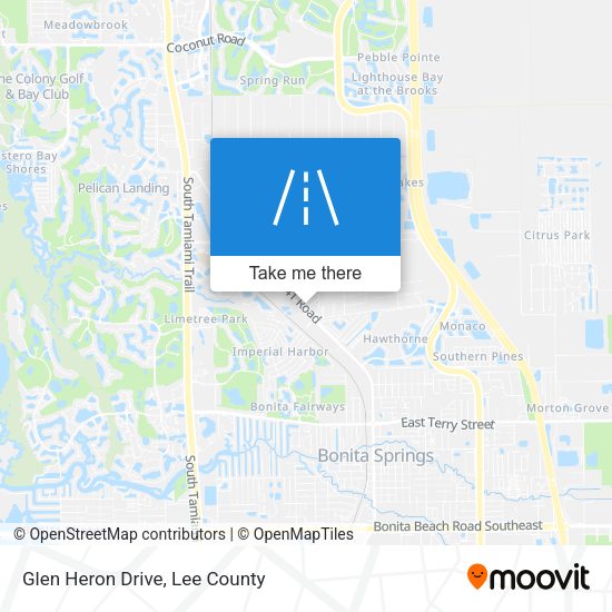 Glen Heron Drive map