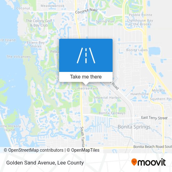 Mapa de Golden Sand Avenue