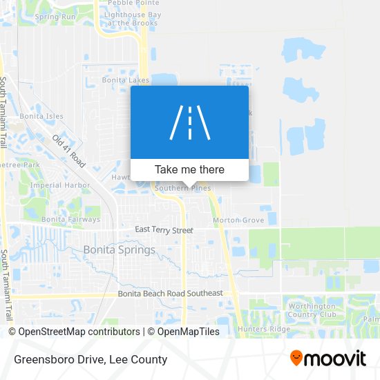 Greensboro Drive map