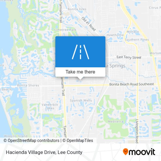 Hacienda Village Drive map