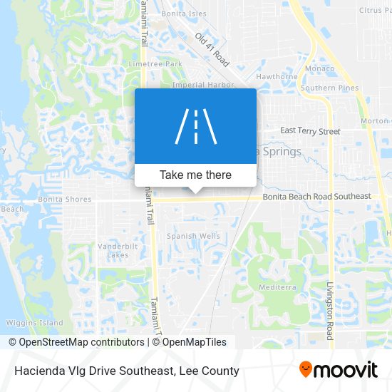 Hacienda Vlg Drive Southeast map