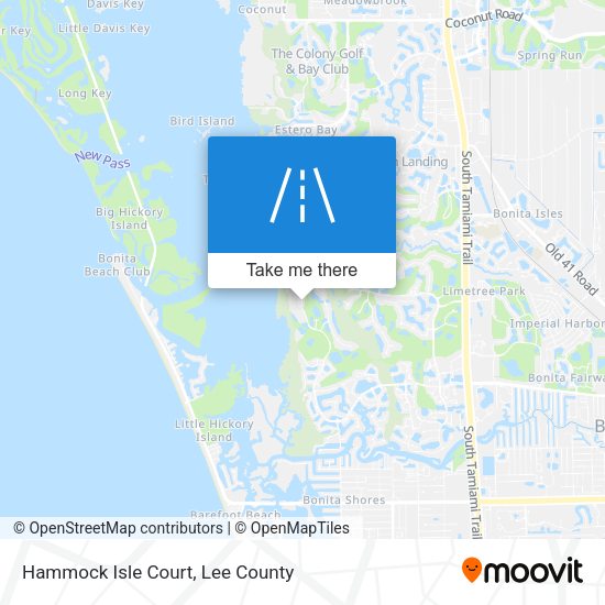 Mapa de Hammock Isle Court