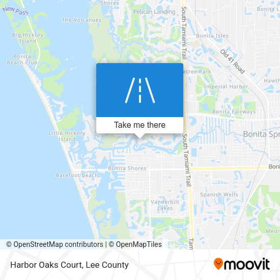 Mapa de Harbor Oaks Court