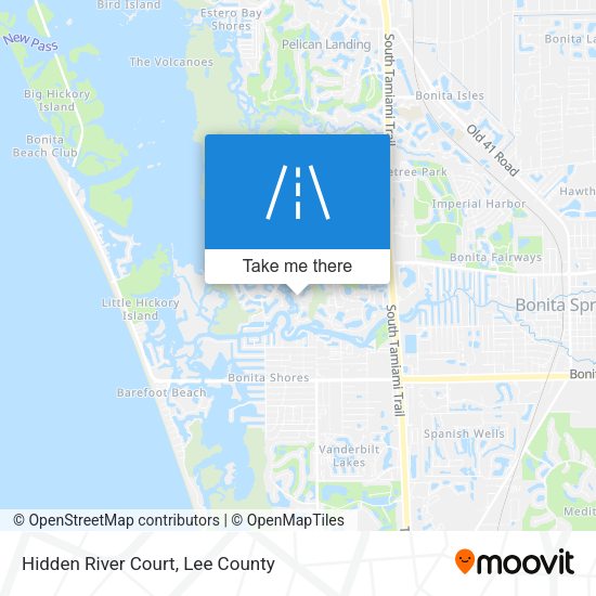 Mapa de Hidden River Court