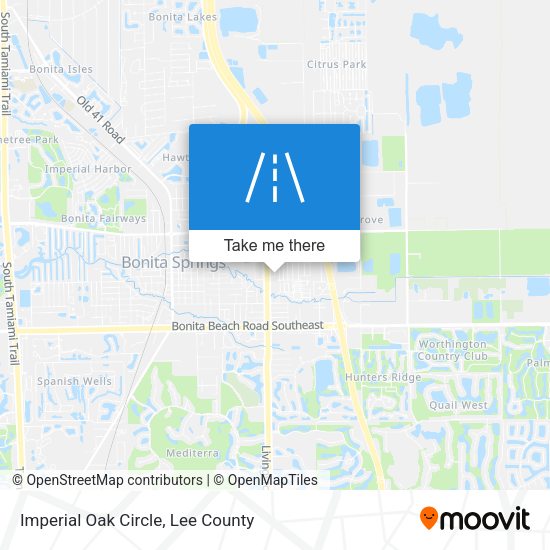 Imperial Oak Circle map